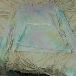 Tie dye crop top